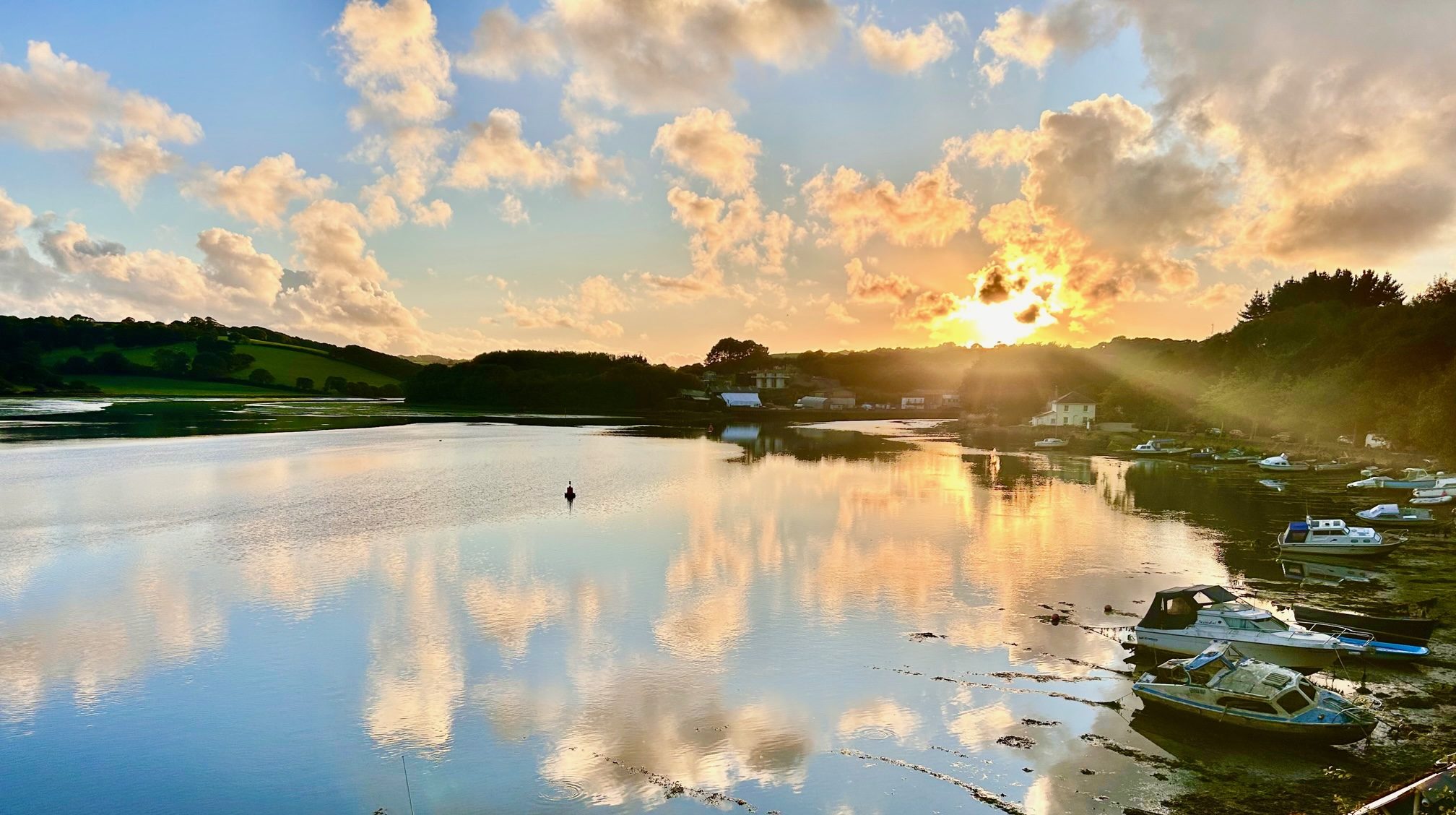 Captivated by Cornwall: Sunset in Malpas